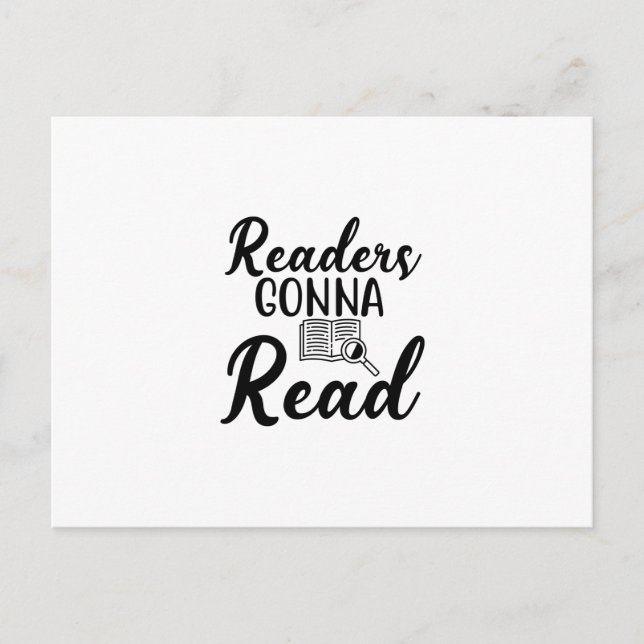 Läser konsläsare kommer att läsa vykort (Framsida)