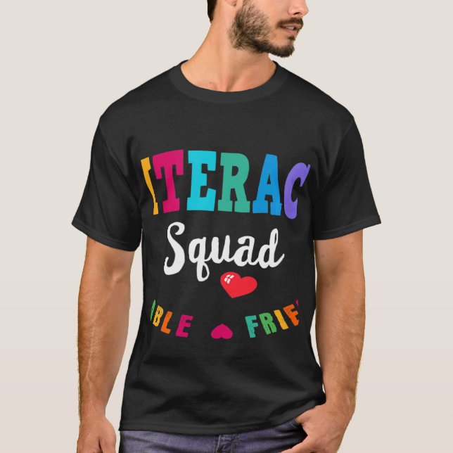 Läser lärarinterventionisten Specialist Literac T Shirt (Framsida)