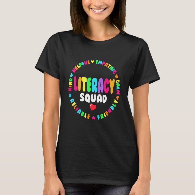 Läser lärarinterventionisten Specialist Literac T Shirt (Framsida)