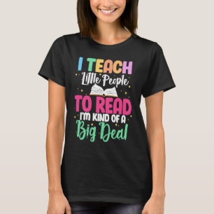 Läser lärarläsare i Bok läser jag Lilla Lilla männ T Shirt