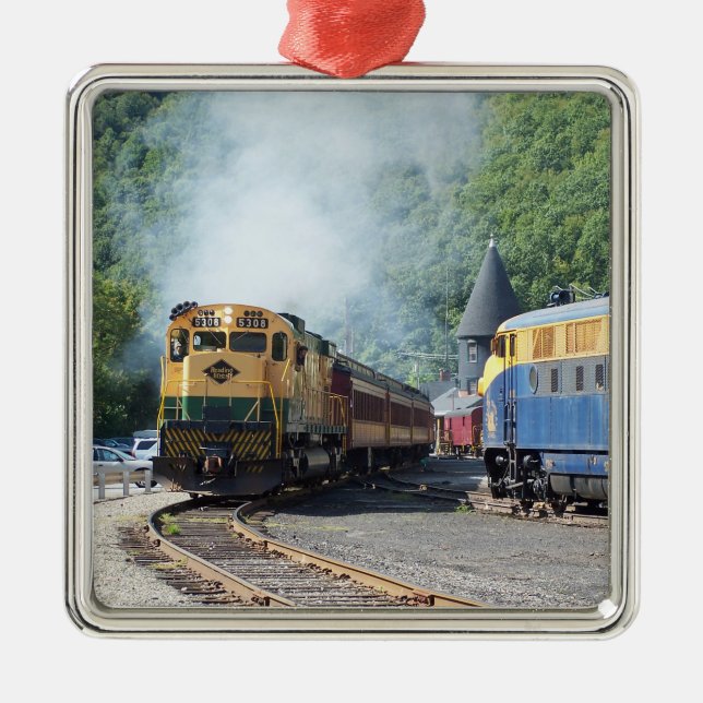 Läser Linjer ALCO C-630 #5308 metall ornament (Framsidan)