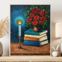 Läser ljus för konstverk i Bokar