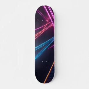 Laser Ljus Mini Skateboard Bräda 18,5 Cm