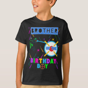 Laser Märkre Birthday Boy Party Gamer Brother T Shirt