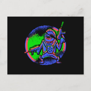 Laser Märkre Sloth Vykort