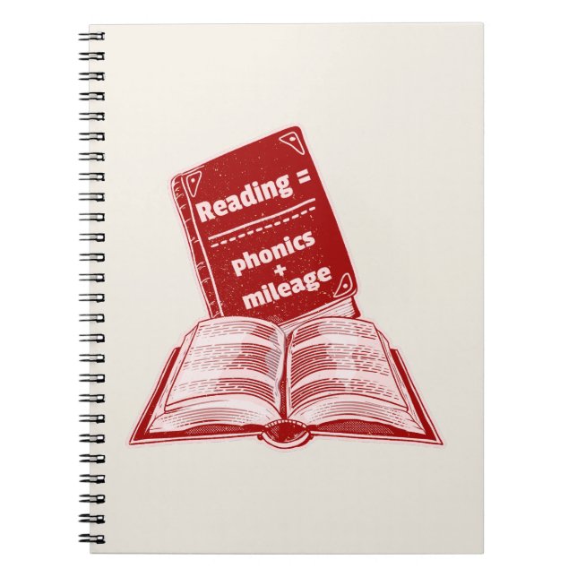 Läser milkostnadsfonetik anteckningsbok (Framsidan)