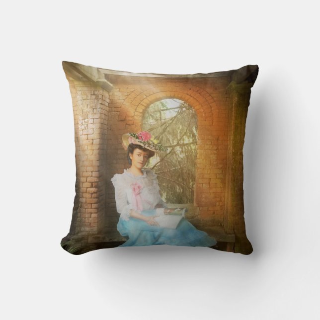 Läser - Min privata plats Kudde (Framsida)