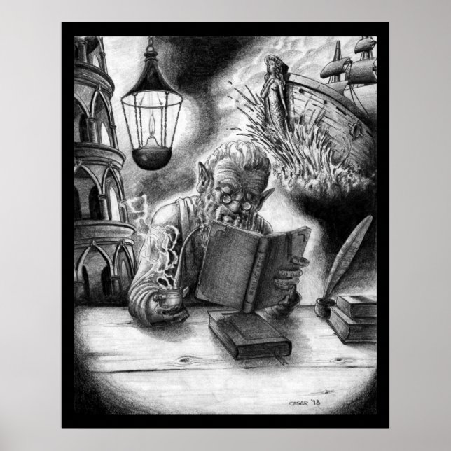 Läser nom poster (Framsidan)