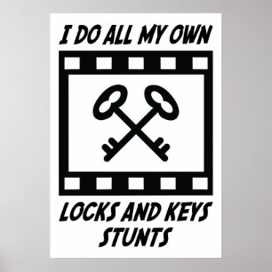 Låser och nyckeljippon poster
