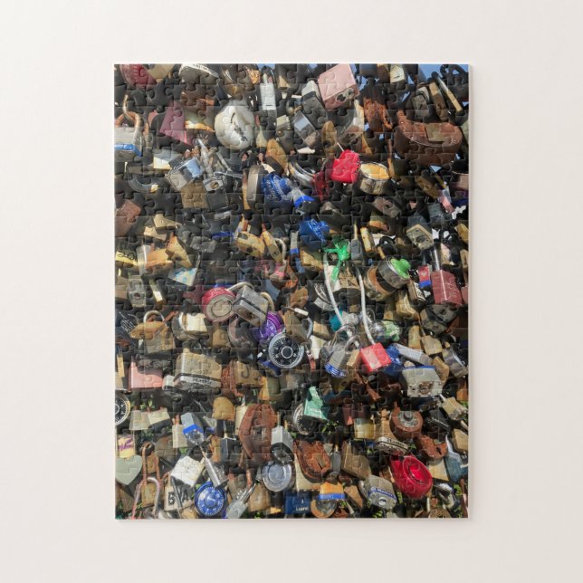 Låser på en Bridge Pussel (Vertikal)