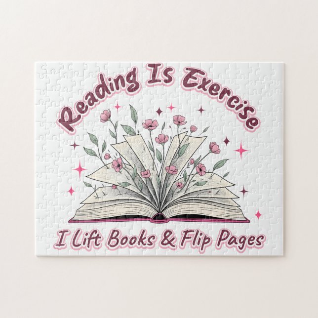 Läser pågår... pussel (Horisontell)