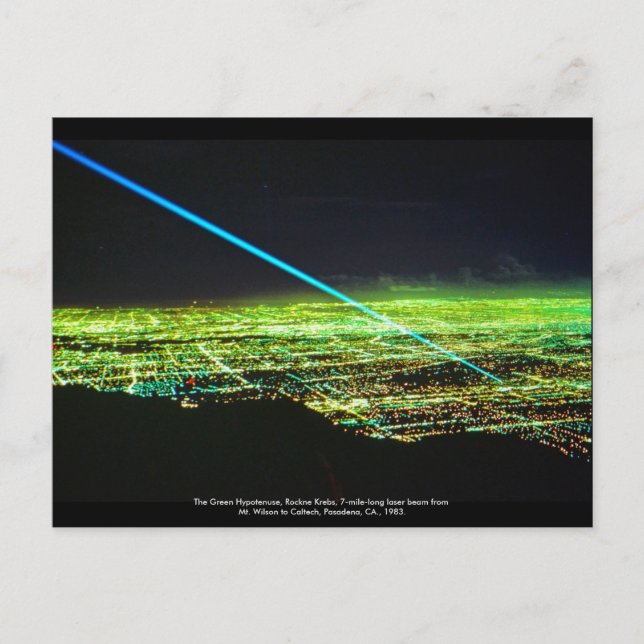 Laser Sculpture by Rockne Krebs Postcard Vykort (Framsida)