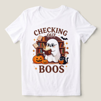 Läser spökarnas söta bokälskare Halloween T Shirt