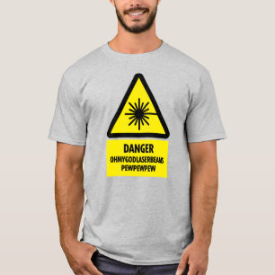 Laser strålar pewpewpew t shirt