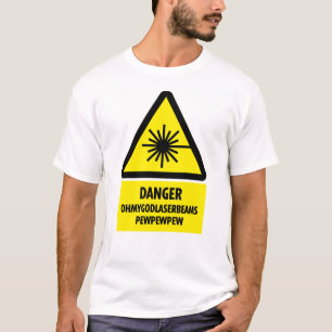 Laser strålar pewpewpew t shirt