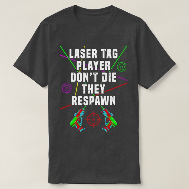 Laser Tag-spelare T Shirt (Design framsida)