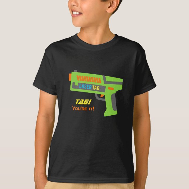 Laser Tag Toy Gun för barn Tröja (Framsida)