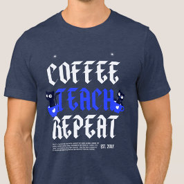 Läser tillbaka till skolans lärarfirande t shirt