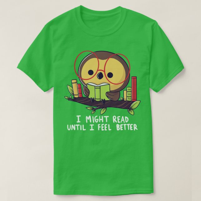 Läser Uggla T Shirt (Design framsida)