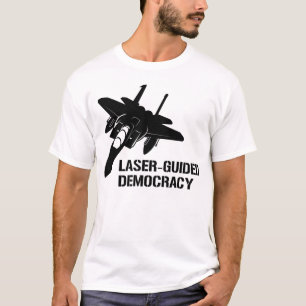 Laser - vägledd demokrati/fred till och med tröja
