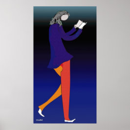 Läser Walker Poster