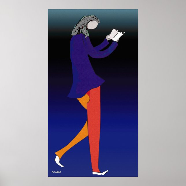 Läser Walker Poster (Framsidan)