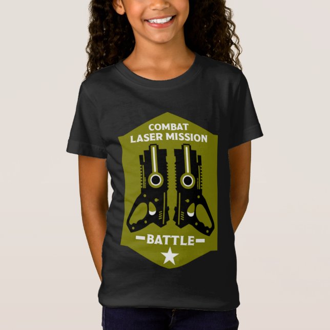 Laserbekämpning Uppdrag Märkre T Shirt (Framsida)