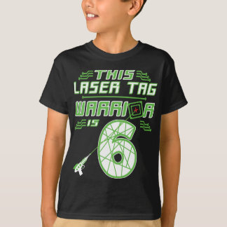 Laserbildsarbetaren spelar 6 Märkre 6e på födelsed T Shirt