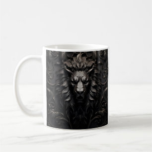 Lasergraverat lejont kaffe mugg