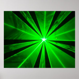 Laserljus - poster
