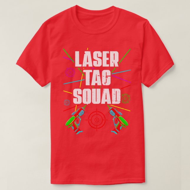 LaserMärkre, fyrkant T Shirt (Design framsida)