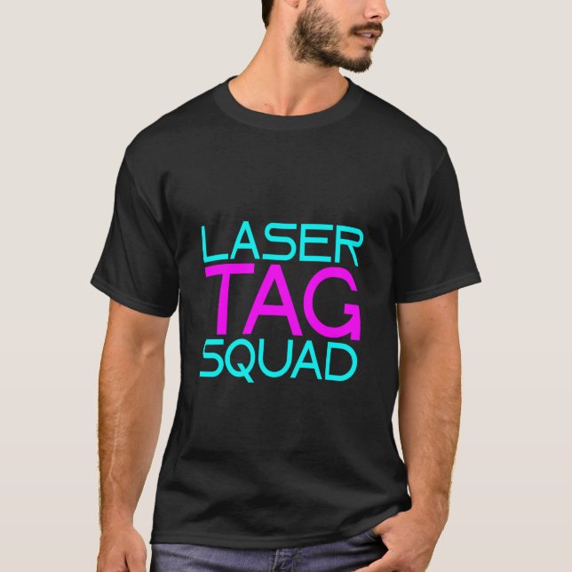 LaserMärkre, fyrkant T Shirt (Framsida)