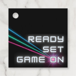 LaserMärkre Neon Födelsedagsfest Tack Gåvor Etiketter