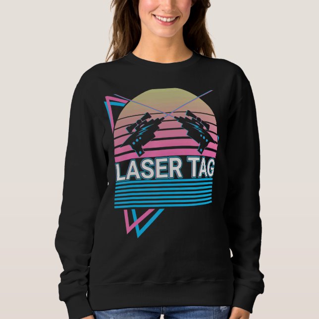 LaserMärkre Spame Lasertag Retro T Shirt (Framsida)