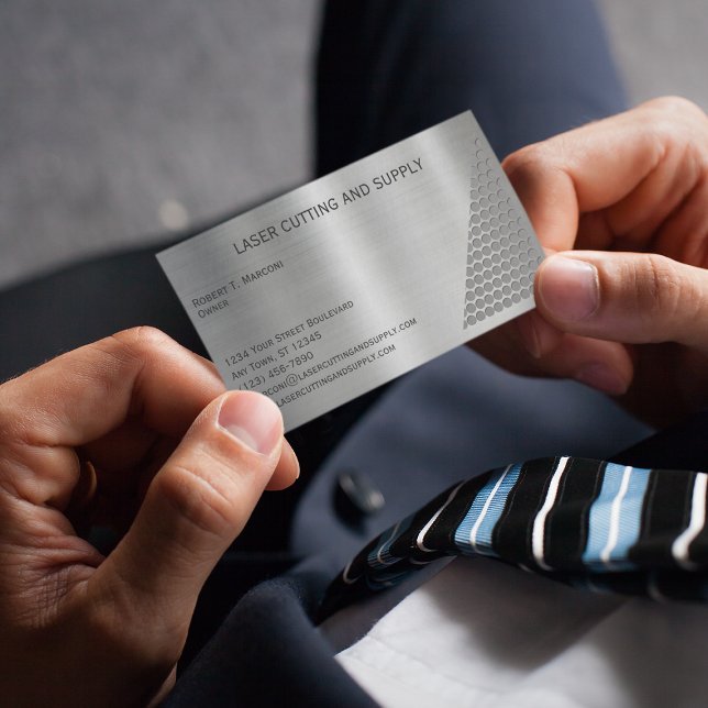 Laserskärnings- och leveransföretag visitkort (Skapare uppladdad)