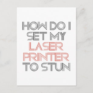 Laserskrivare Vykort