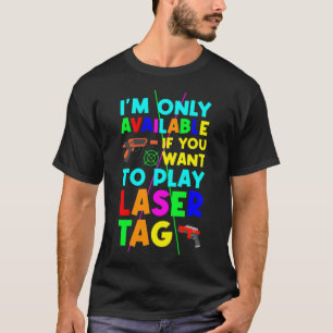 Lasertag Tagning av spel och laserMärkre T Shirt