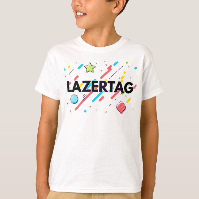 Lasertagg  t shirt (Framsida)