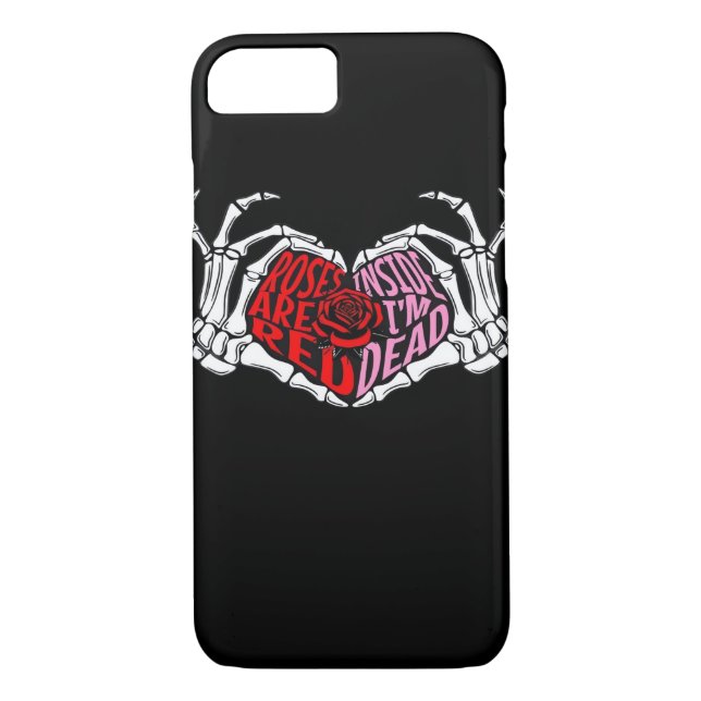 Läses inuti är jag död - Sarcastic Valentine C Case-Mate iPhone Skal (Baksida)