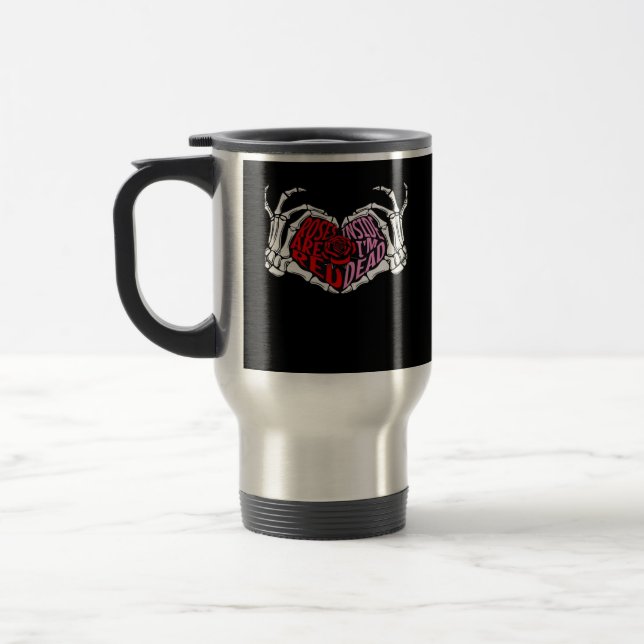 Läses inuti är jag död - Sarcastic Valentine C Resemugg (Vänster)