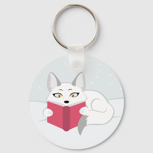 Läsfox Nyckelring (Framsida)