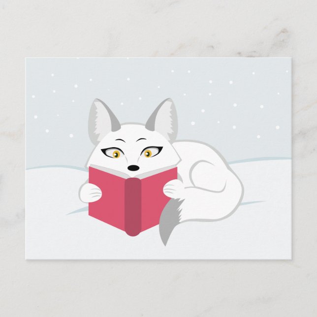 Läsfox Vykort (Framsida)