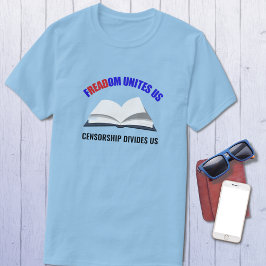 Läsfrihet öppen Bok T Shirt