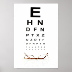 Läsglas Poster