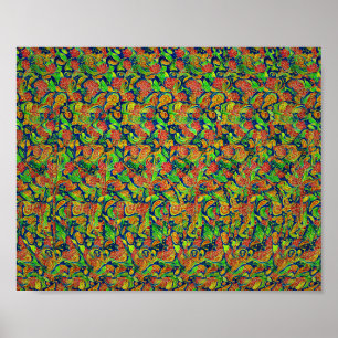 Läsgroda - Gömt 3D-utskrift Poster