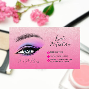 Lash and Brows Beauty Makeup Visitkort