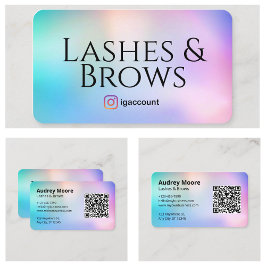 Lash and Brows Tech Beauty Salon Visitkort