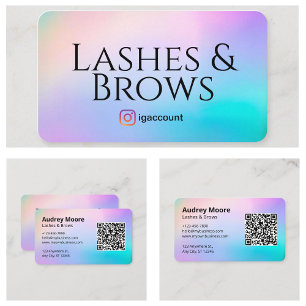 Lash and Brows Tech Visitkort