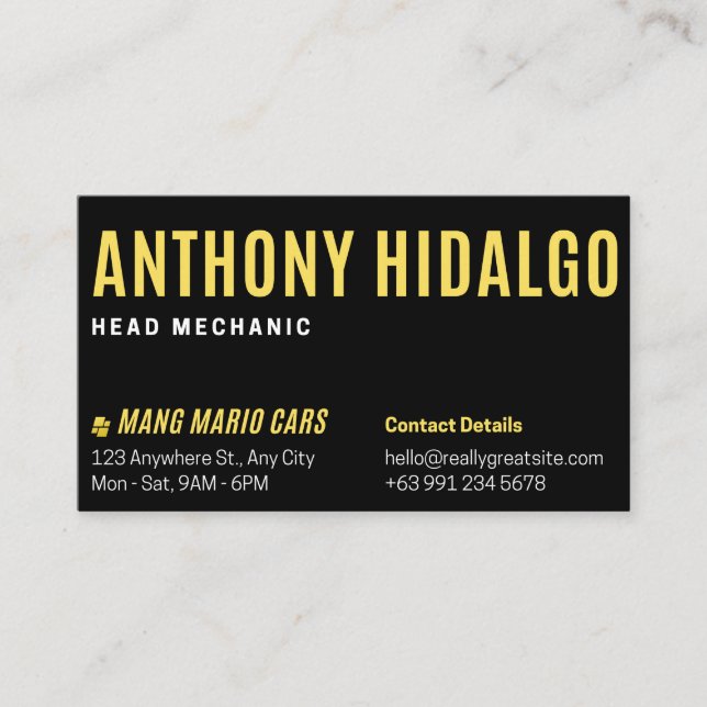 Lash Appointment Reminder Card Editable  Visitkort (Framsida)