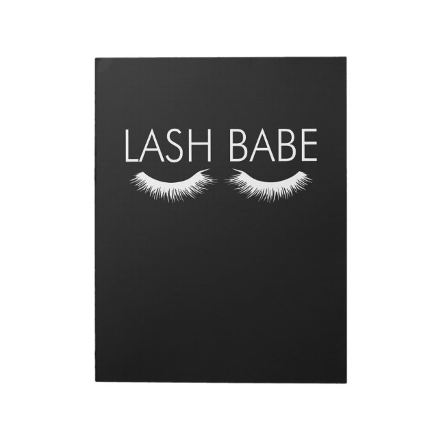 Lash Babe Lash Artist Tech Lash Bab Anteckningsblock (Roterad)